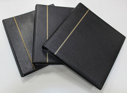 RINGBINDER MOROCCO 3 Stk in schwarz, gute gebr. Erhaltung  ...