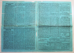 1915, 14. April Daressalam, 4 seitige Zeitung auf dünnem grünem ...