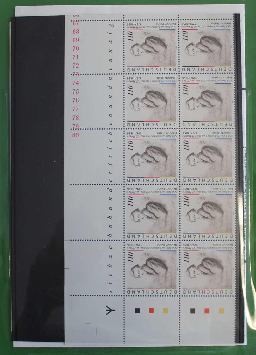 ABARTEN Ringbinder nur postfr. Abarten und Besonderheiten aus ...