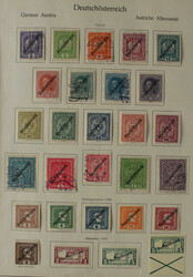 1918-1924 Slg mit vielen kpl. Sätzen, so u.a. Nr 228/320 und 360/408 ...