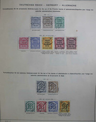 1872-1943 seit fast 80 Jahren ruhende Slg. mit Schwerpunkt beim Dt ...