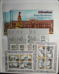 WESTEUROPA rund 250 Bl. postfr. und gestpl. mit div. Gebieten u.a. ...