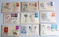 1961-1962 Lot mit 11 Schmuck-FDC´s  Automatically generated ...