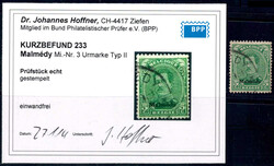 5 C Freimarke, Type II, rundgestpl. Luxus m. einwandfreiem KB Hoffner ...