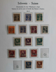 5713: Switzerland Offices, collection and lots - Collections