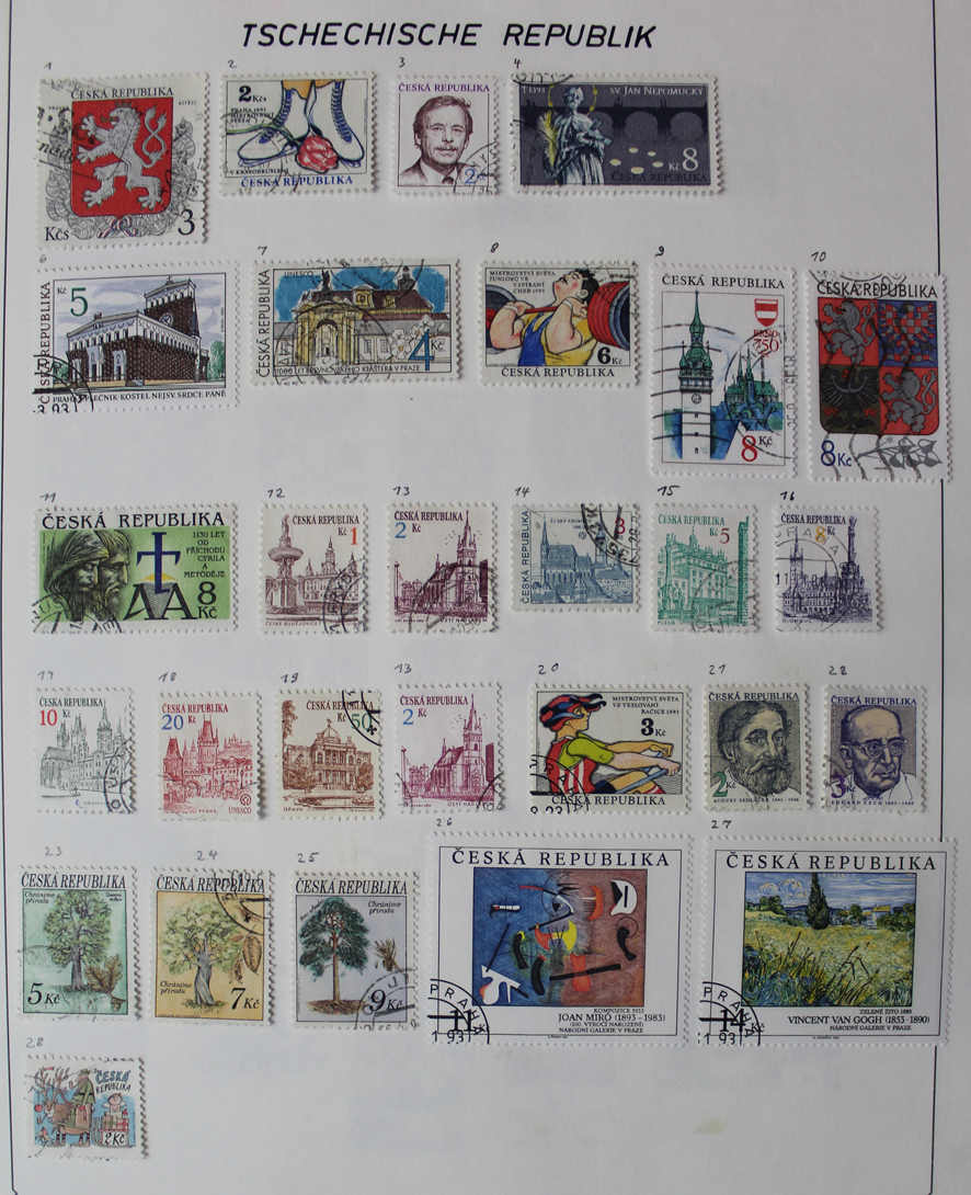 1991-2005 gestpl. Slg aus dem Zeitraum 1991/2005 bis 1999 kpl. und ...