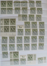 AM-POST etwa 1.600 meist postfr. Werte Schwerpunkt dt. Druck mit ...