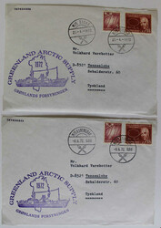 SKANDINAVIEN Posten mit Grönland Belegen, Finnland mit älteren ...