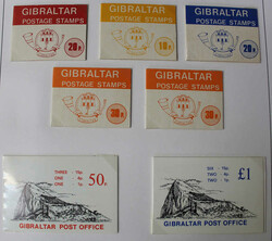 BRITISCHE GEBIETE in Europa mit Gibraltar mit div. MH und Klb, Irland ...