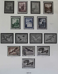 1945-1981 gestpl. Slg. mit u.a. 878/92, 937/40, 952/54, 960/63 usw. ...