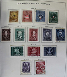 1945-1980 kpl. (ab 697) Slg. teils postfr., teils ungebr. und teils ...