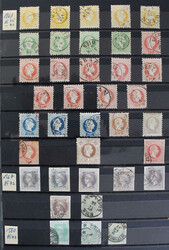 1850-1970 Slg. von etwa 1.900 Werten ab erster Ausgabe meist bis 1937 ...