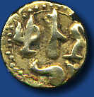 1/8 Kahavanu, Periode der Chola-Invasion. ca. 960-1070. / stehender ...