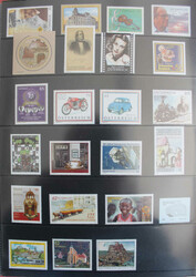 1945-2001 (ca.) fast 3.000 postfr. Werte ab 1945 in dicken Album ...