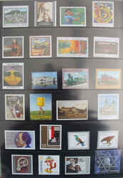 1945-2001 (ca.) fast 3.000 postfr. Werte ab 1945 in dicken Album ...