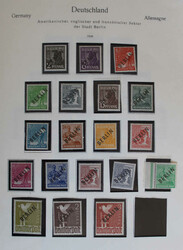 1948-1990 postfr. Slg. ab 1/16 mit 61/62 und den Jahrgängen 1950/90 ...