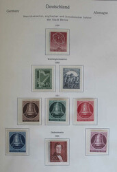 1948-1990 postfr. Slg. ab 1/16 mit 61/62 und den Jahrgängen 1950/90 ...