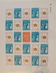 KLEINBOGEN postfr. Slg. von 100 Klbgn. mit besseren, so u.a. Bogen ...