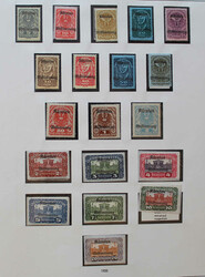 1918-1937 postfr. saubere Slg. mit einer Vielzahl besserer kpl. ...