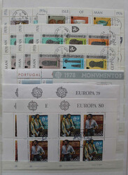BLOCKS dickes E-Buch mit rund 450 postfr. und gestpl. Bl inkl. viel ...