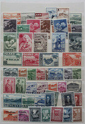 1947-1998 kpl. Slg. anfangs ungebr. und von 1957/98 postfr. kpl. im ...