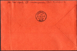 1945 sogen. "Weihnachts-Bl." a. portoger. R-Bf. (schwache Faltspur) v ...