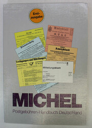 POSTGEBÜHREN-HANDBUCH Dtl. in grau, Erstausgabe von 2001, gute gebr. ...