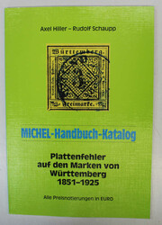 PLATTENFEHLER AUF DEN MARKEN VON WÜRTTEMBERG 1851-1925 von 2001, von ...