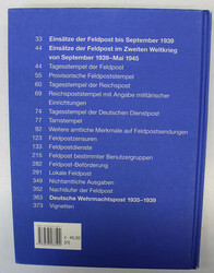 HANDBUCH-KATALOG DEUTSCHE FELDPOST 1937-1945 in blau, 4. Auflage von ...