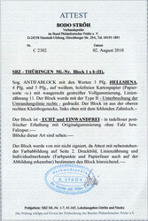 1945 Antifa-Bl., Type II (re.o.Ecke) in sehr seltener b-Farbe, postfr ...