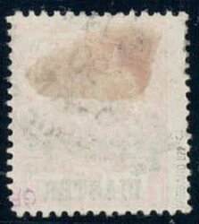 1 1/4 PIA a. 25 Pf gelborange, rundgestpl. Luxus, tiefst gepr. ...