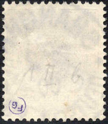 3 Pf steiler Aufdr., hellocker, rundgestpl. Luxus m. einwandfr. FA ...