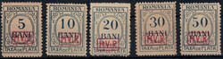 420: German Occupation World War I Romania - Postage due stamps
