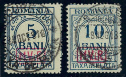 420: German Occupation World War I Romania - Postage due stamps