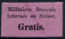 (Gratis) schwarz a. lilapurpur, postfr. Luxus