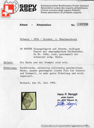 40 Rp Strubeli I. Münchner Druck, vollrandig Luxus m. einwandfreiem ...