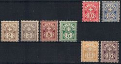 2-15 C Eidgen. Kreuz m. Kontrollzeichen, postfr. LuxusAutomatically ...