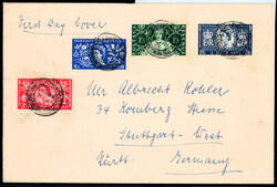 1953 Krönung Q II a. FDC n. Dtl., Pracht  Untergebot bis -30% vom ...