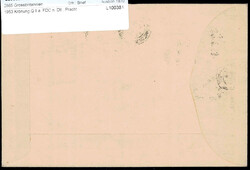 1953 Krönung Q II a. FDC n. Dtl., Pracht  Untergebot bis -30% vom ...