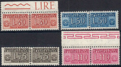 1955 Wertziffer u. Staatswappen m. Wz. 4, postfr. Luxus  ...