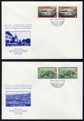 1944 Pro Patria a. 4 Blanko-Schmuck-FDC´s m. EST, Luxus  ...