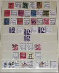 1882-1992 (ca.) großartige Slg. in 7 Lindner Vordruckalben, sowie ...