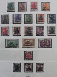 1920-1959 (ca.) enorm umfangreicher Nachlassposten in 17 Alben, sowie ...