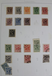 1882-1992 (ca.) Bestand in 6 Alben m. alleine 200 gr./kl. ...