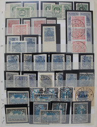 BALTIKUM 1919-2012 (ca.) umfangreiche Slg. in 4 gr. und 1 kl. Album ...