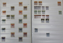 1925-1938 meist gestpl. Slg. auf Steckseiten, dazu noch ein paar ...