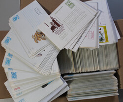 GANZSACHENUMSCHLÄGE tolle Slg. mit über 800 ungebrauchten GAU´s ...