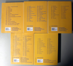 ÜBERSEE 1-10 von 2004/08, gelbe Version in guter gebr. Erhaltung  ...