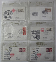 BUNDESMARINE, Karton m. weit >600 Belegen, meist 1960/70er Jahre, ...