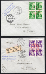 1934 Pro Juve je im 4e-Bl. als MeF von Chur n. St. Gallen (AKS), ...